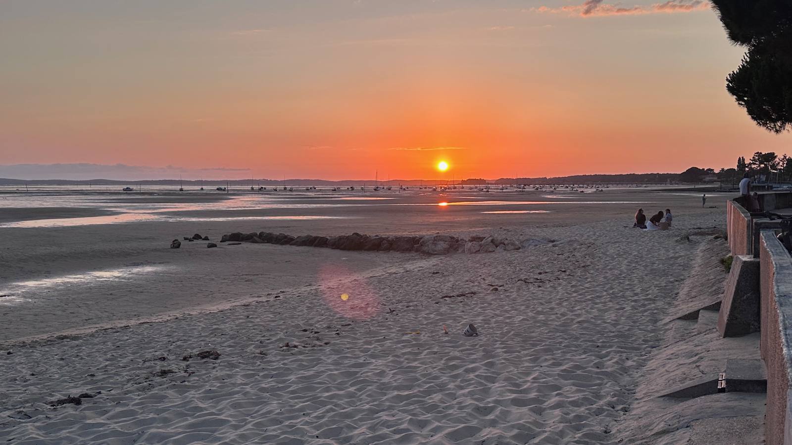 Coucher de soleil sur le Bassin